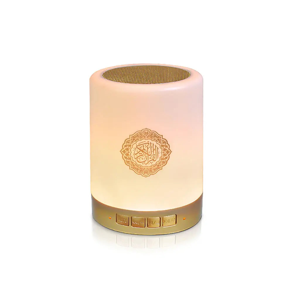Islamic Quran Bluetooth Speaker – Portable Audio Device with Remote Control, Surround Sound & 6 LED Lights Zyloraglobal