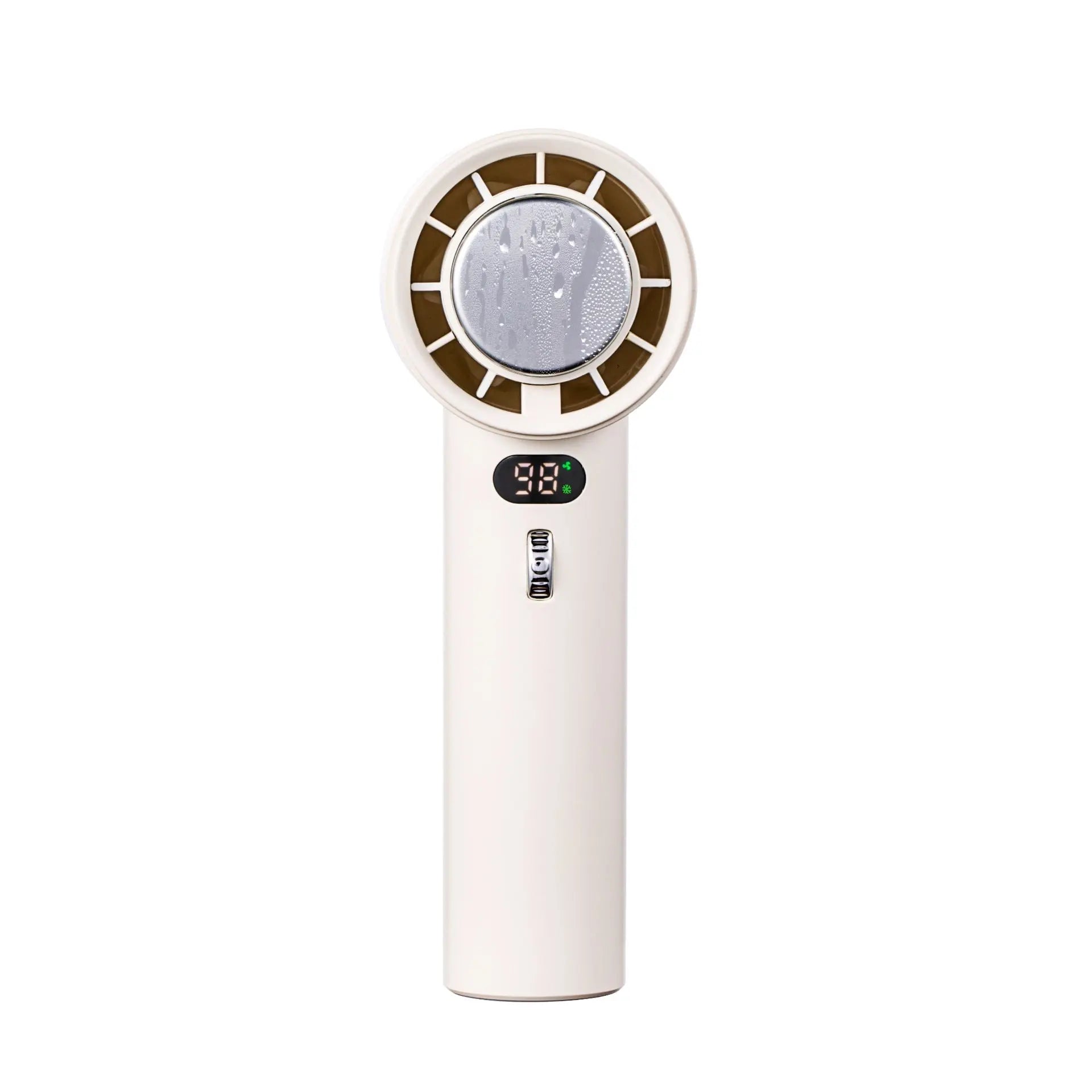 Portable Handheld Turbo Fan with Semiconductor Refrigeration 3000mAh Battery Wind Speeds Adjustable fan – Stay Ice Cool Anywhere, Anytime! Zyloraglobal