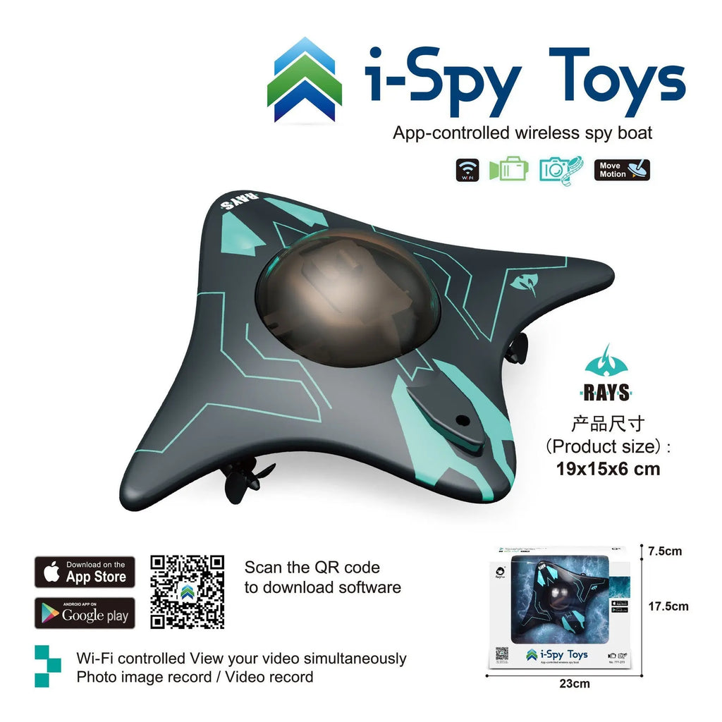 Remote Control Six-way Real-time Transmission Wireless 15m Control, Real-Time Transmission, Underwater Camera Boat Photo Video Visual Remote-control Ship  for Kids & Adults. Zyloraglobal