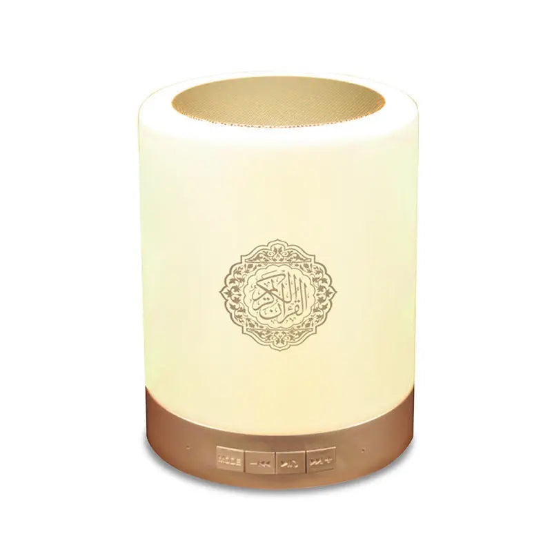 Islamic Quran Bluetooth Speaker – Portable Audio Device with Remote Control, Surround Sound & 6 LED Lights Zyloraglobal